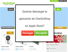 Tablet Screenshot of onegoshop.com